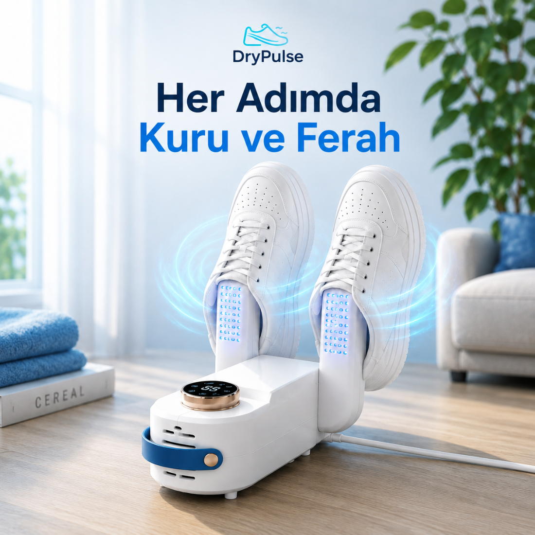 DryPulse™ Hijyenik Ayakkabı Kurutucu